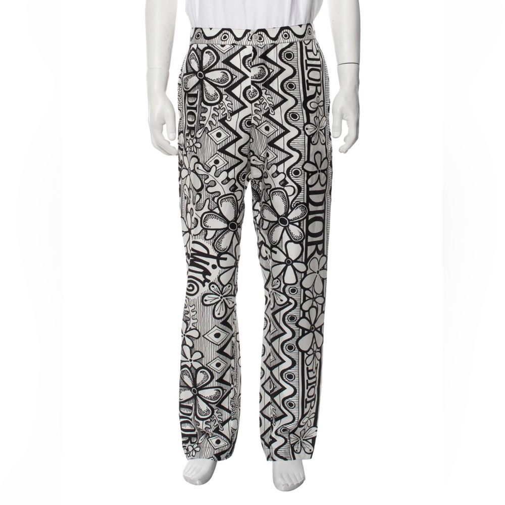 DIOR x Shawn Stussy Floral Silk  Print Pants
From the Fall 2020 Collection